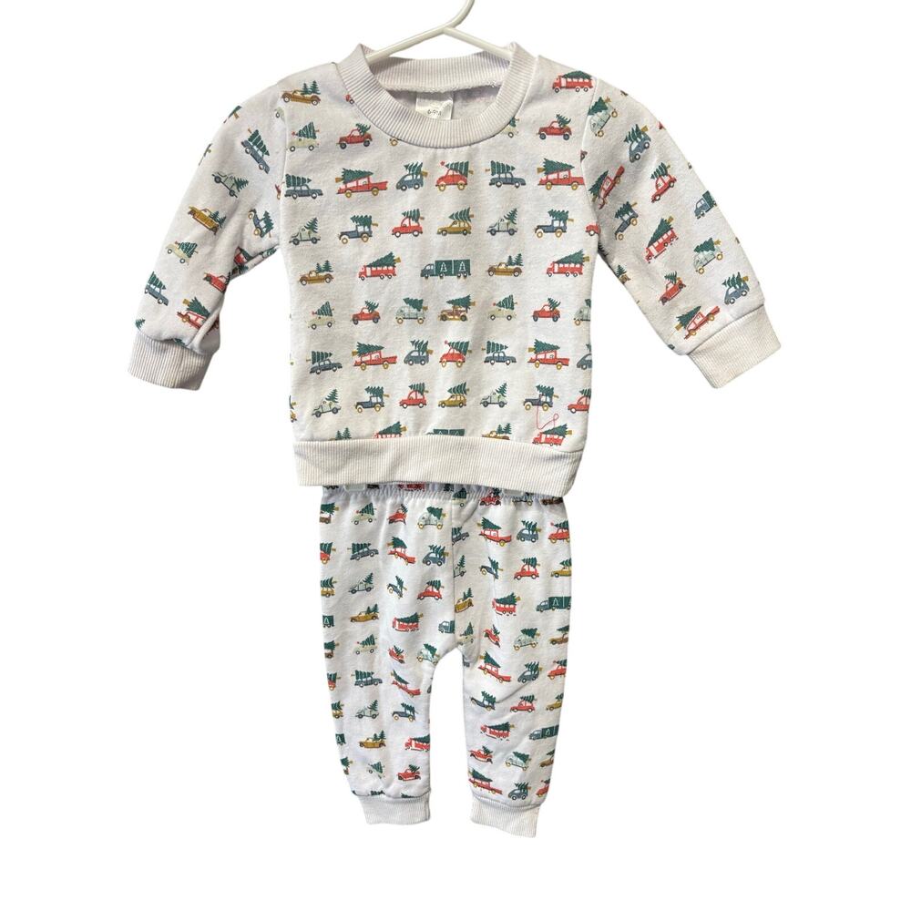 Christmas Tree Truck Sweater Set - Lila & Jack - 6-9mo